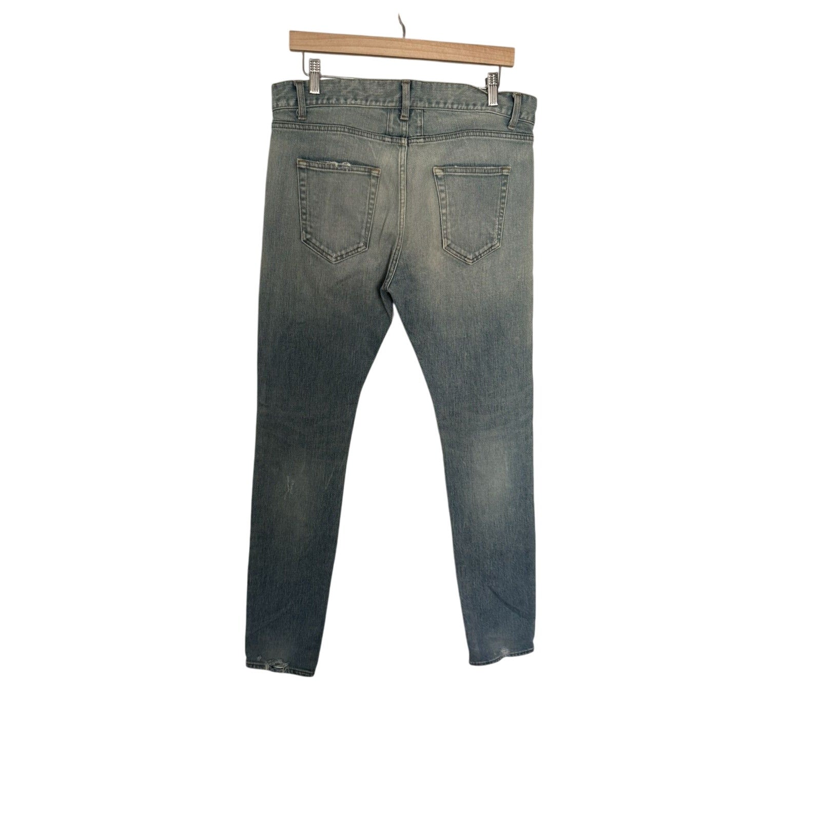 Saint Laurent FW16 Palladium Crash Denim Hedi 33