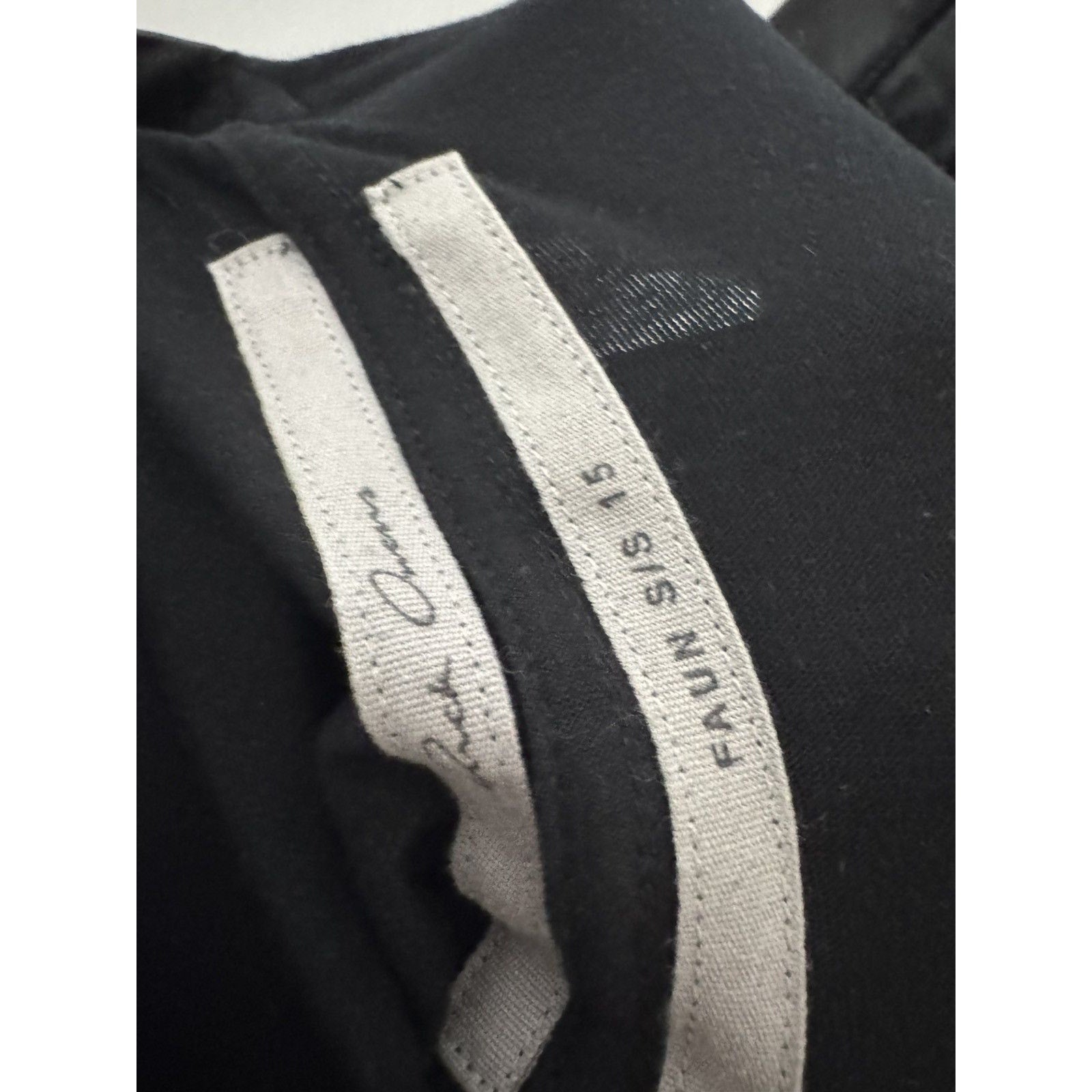 Rick Owens Faun Leather Shirt XL