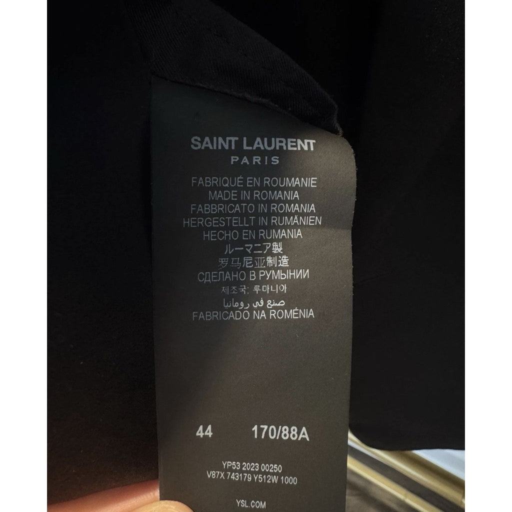 Saint Laurent 2023 Peaked Lapel Le Smoking Blazer 44