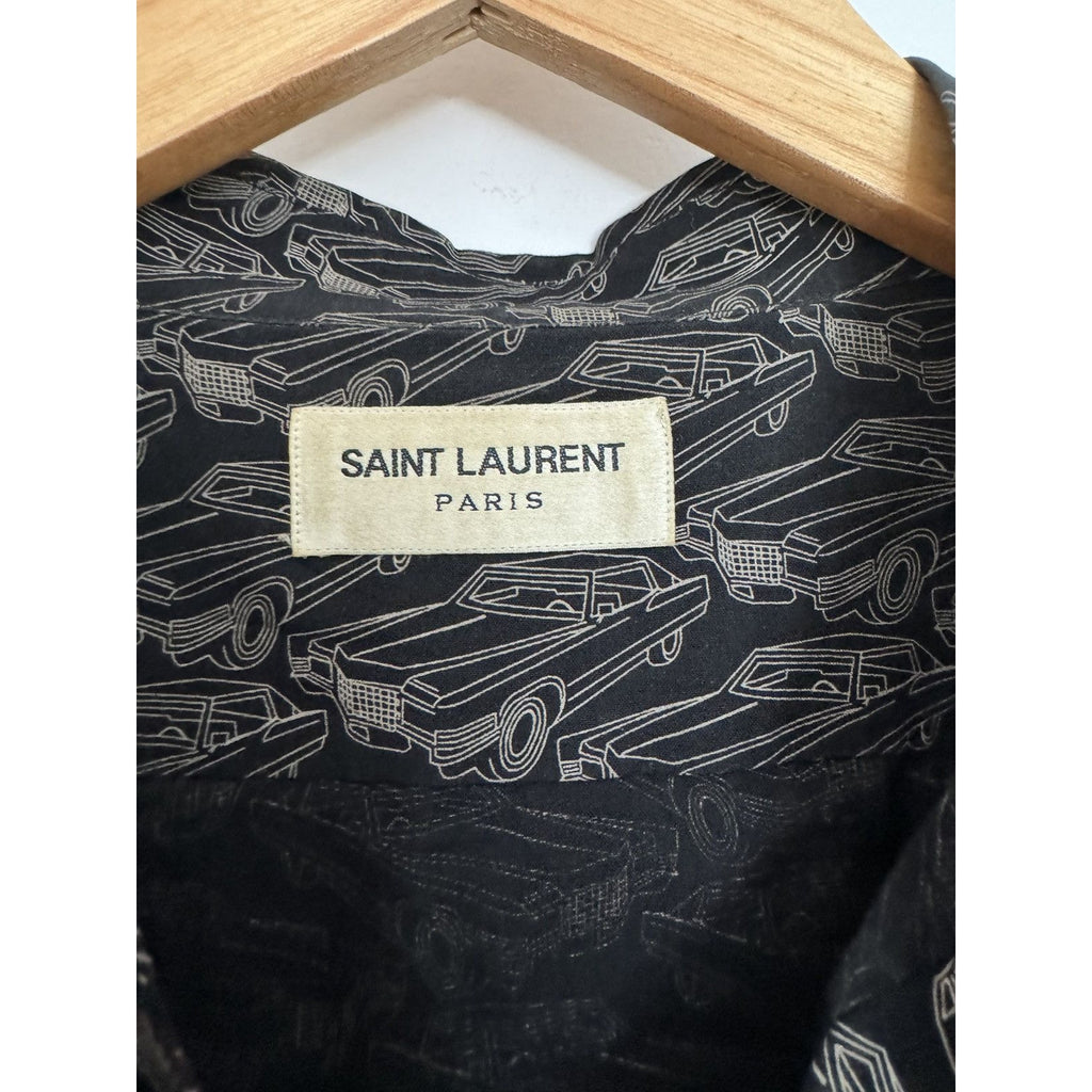 Saint Laurent Surf Sound Viscose Cars Cadillac shirt 42