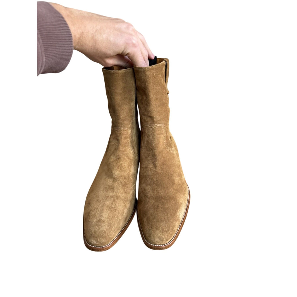 Saint Laurent Hedi Cowboy Wyatt Boots 43