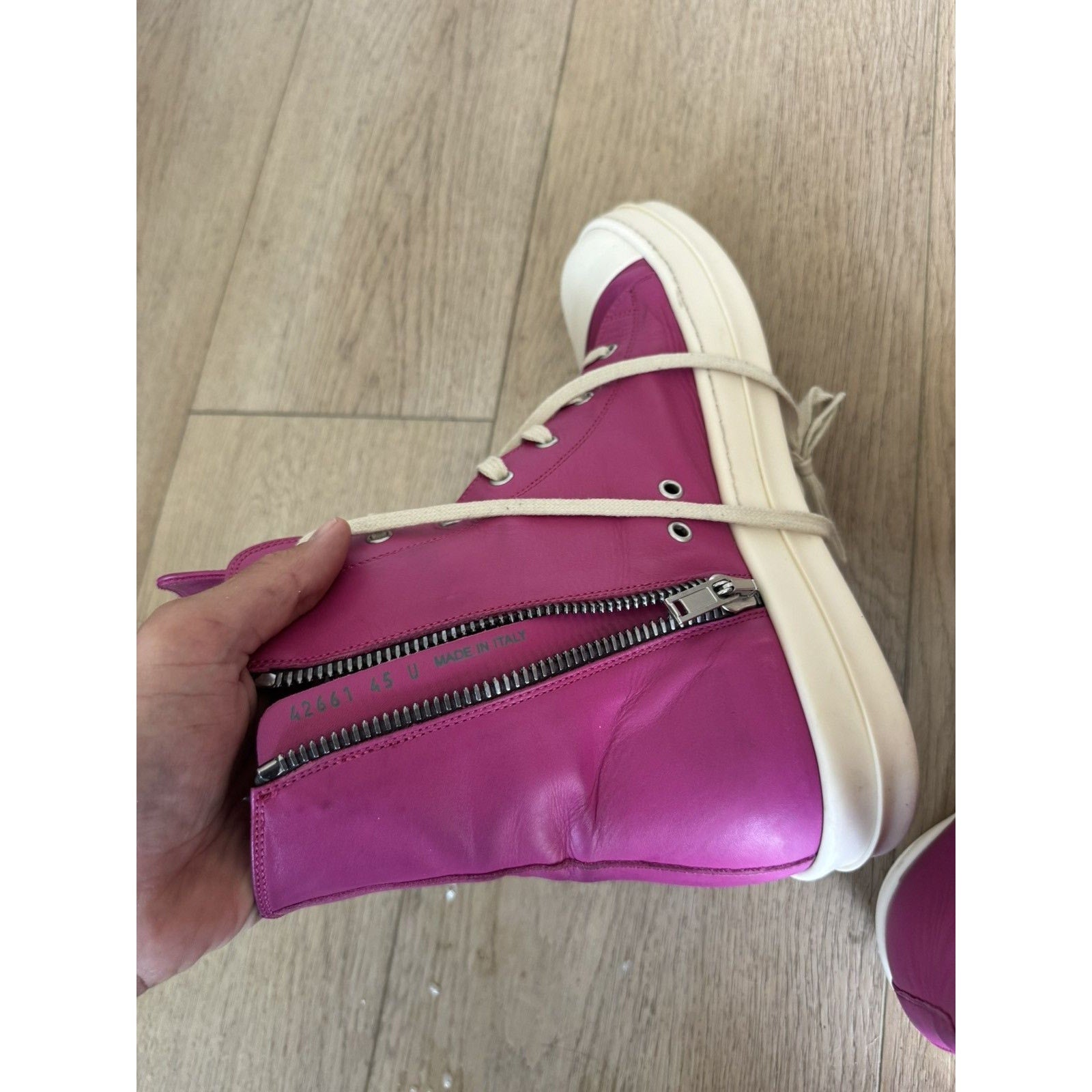 Rick Owens Pink Mainline Ramones 45