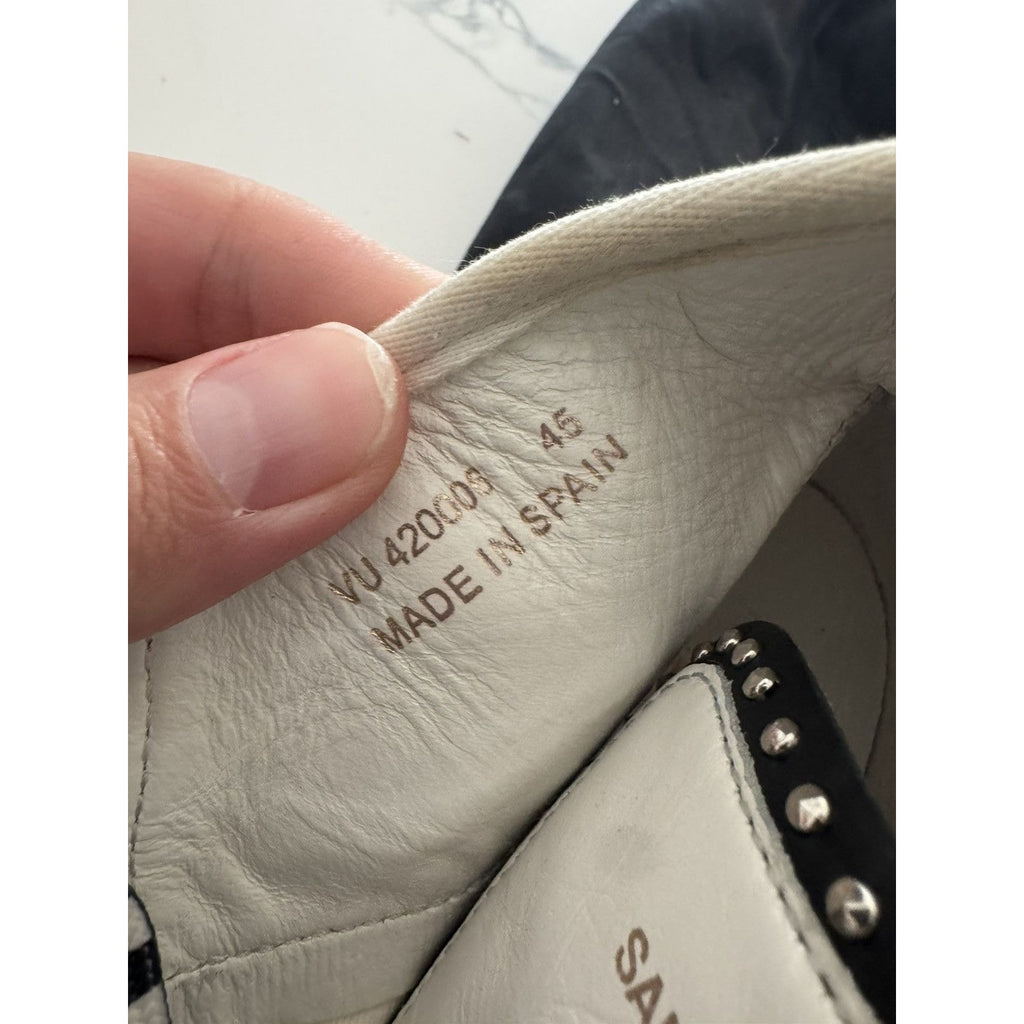 Saint laurent SS16 Hedi Surf Sound SL37 High Canvas sneakers 45