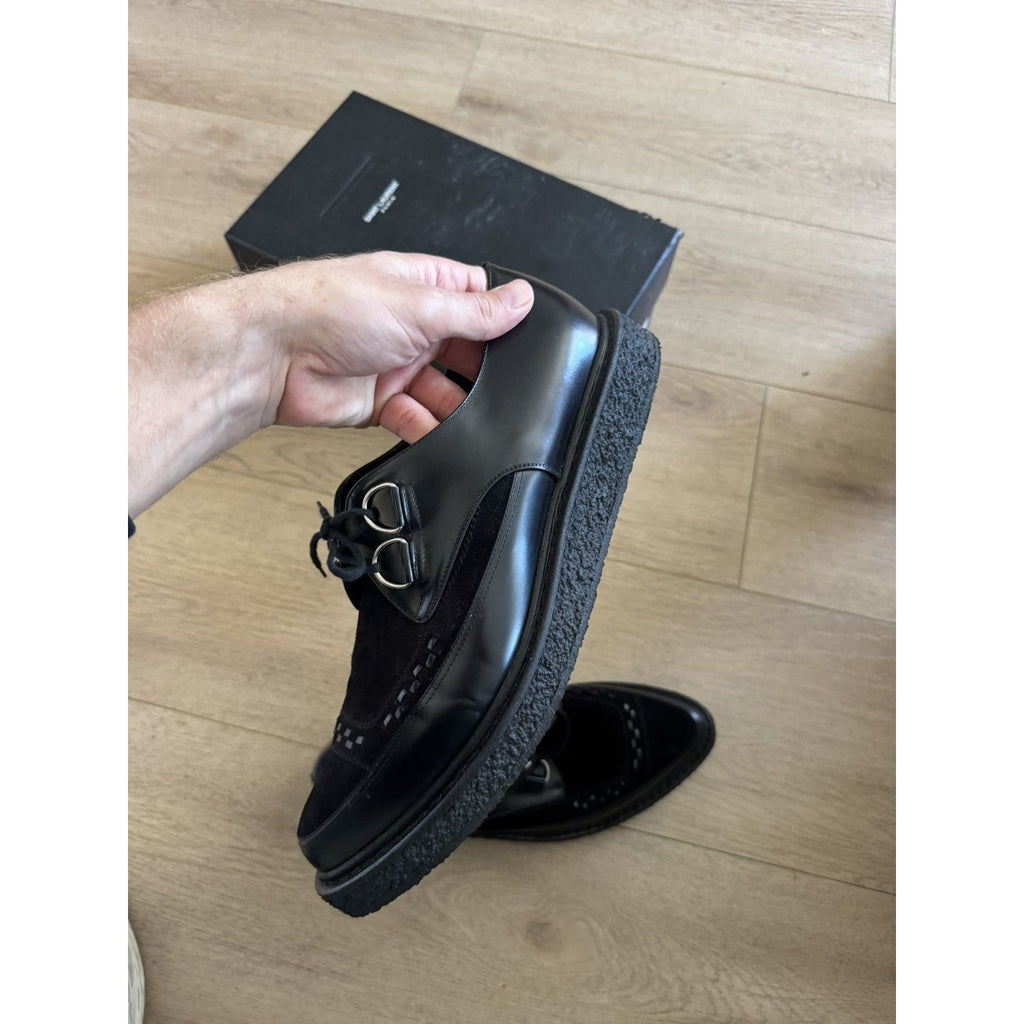 Saint Laurent New FW14 D Ring Creepers 45.5