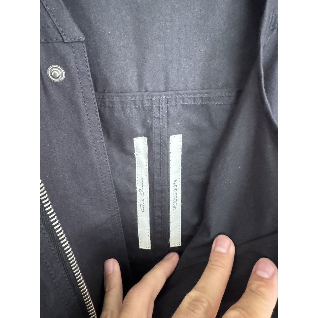 Rick Owens Vicious Asymmetric Zip Large