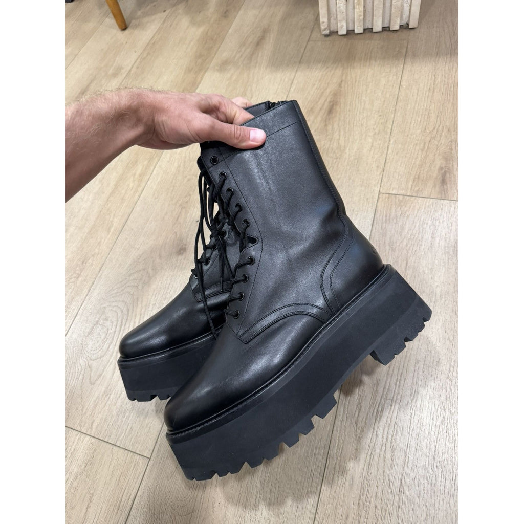 Celine Platform Combat Boots 44
