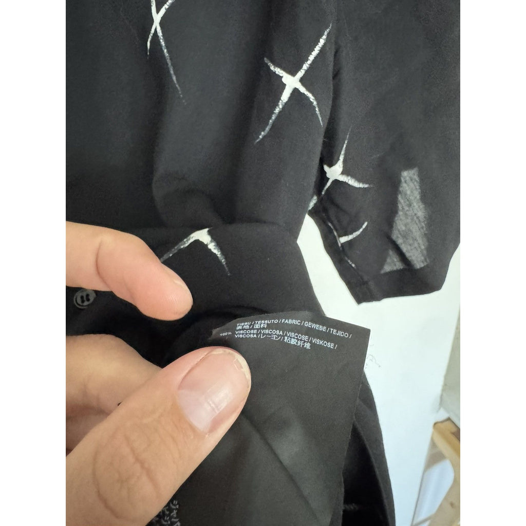 Saint Laurent Shooting stars camp viscose shirt 39