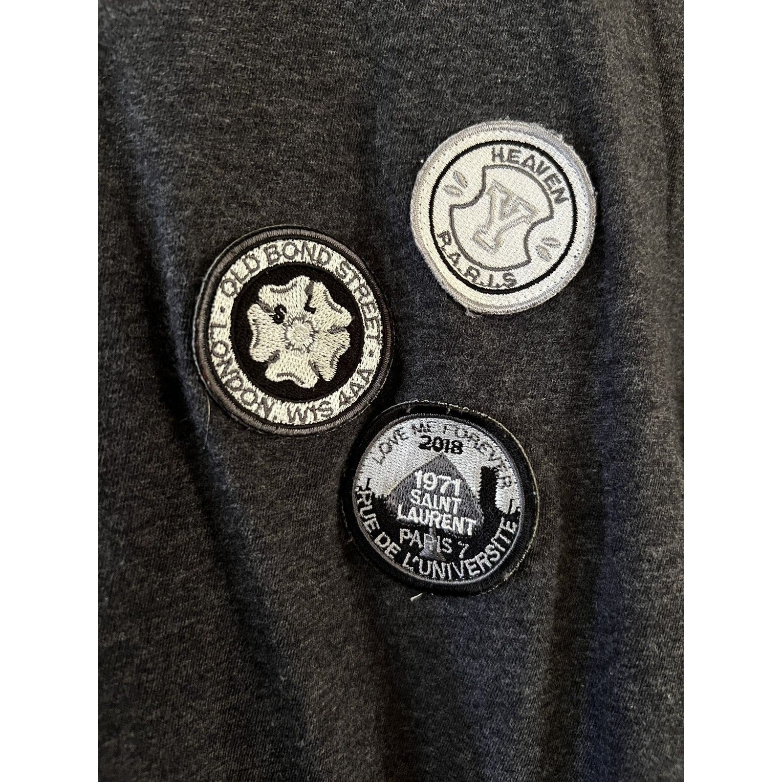 Saint Laurent Logo patch t shirt XS