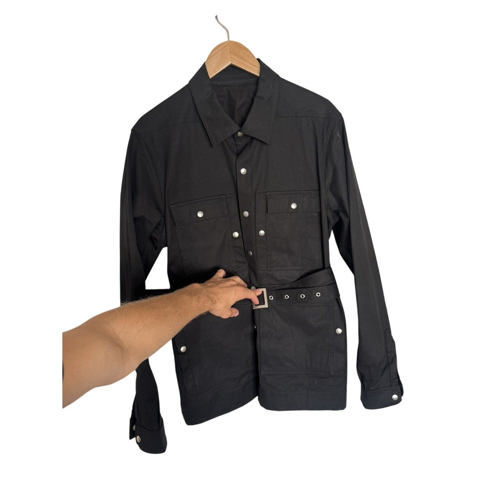 Rick Owens Belted coat Large