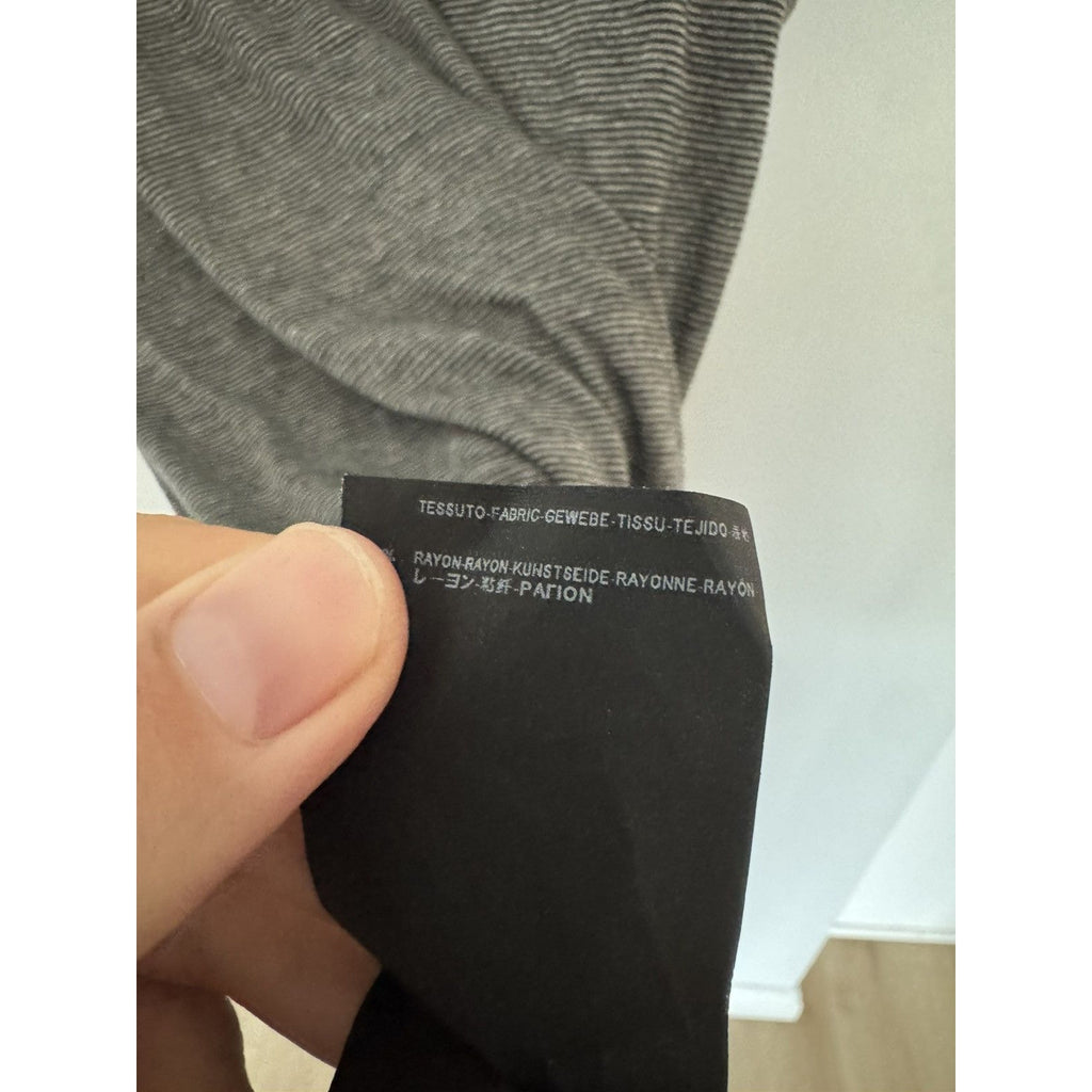 Saint laurent 2013 Rayon striped V neck XXXL