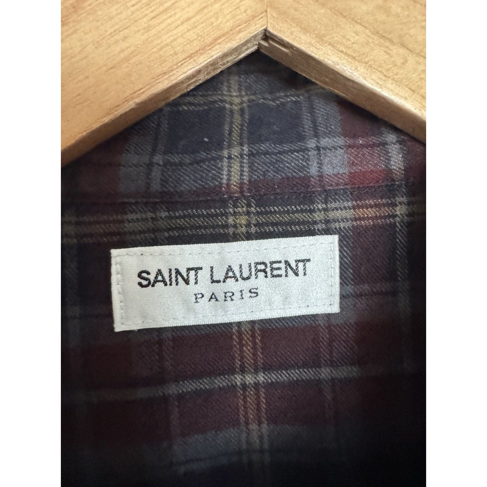 Saint Laurent Hedi fW16 Western Flannel Small
