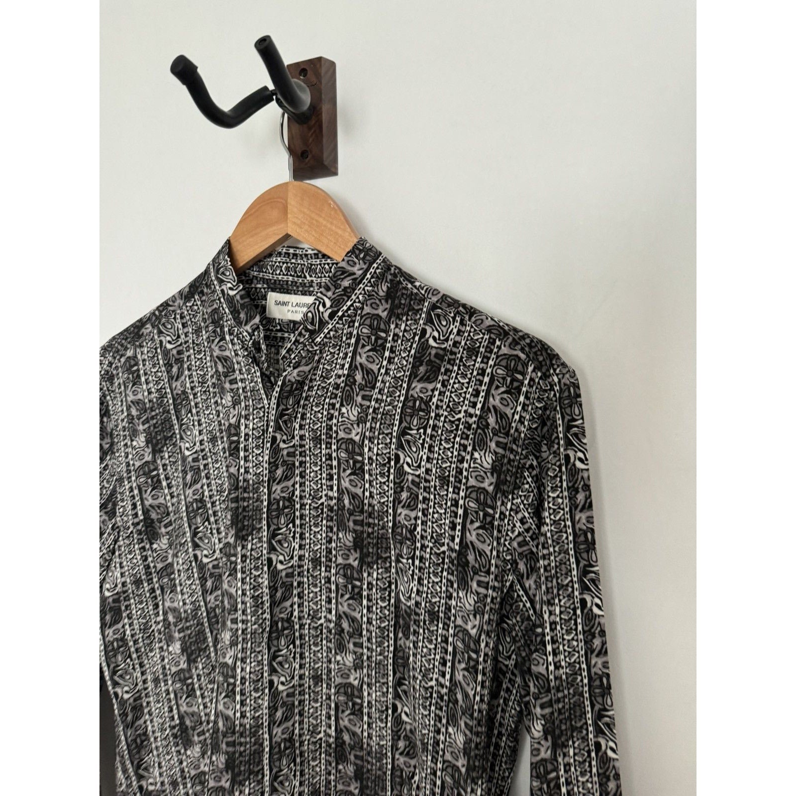 Saint Laurent Rare Silk Crepe Tunic 37