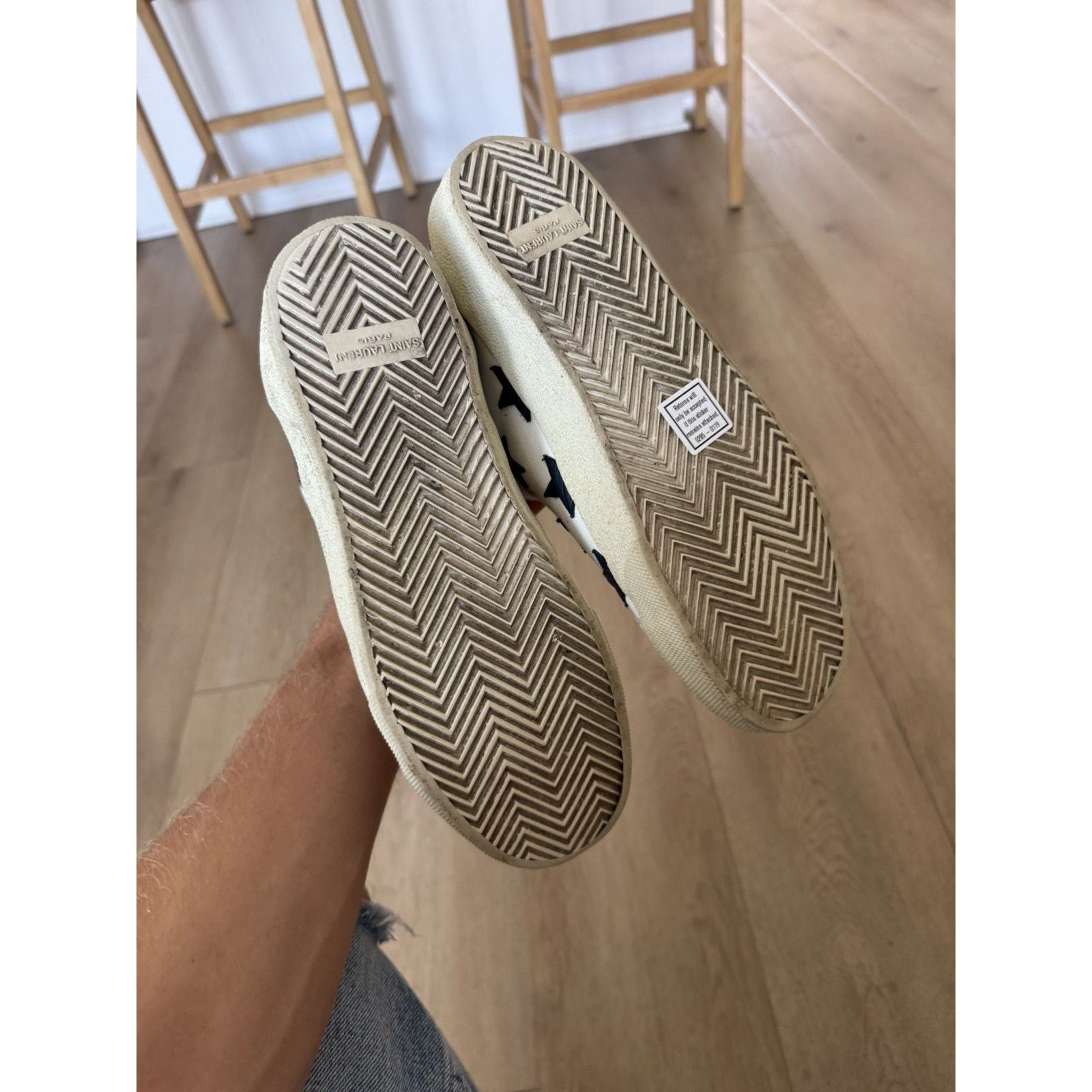 Saint Laurent Hedi stars skates 41