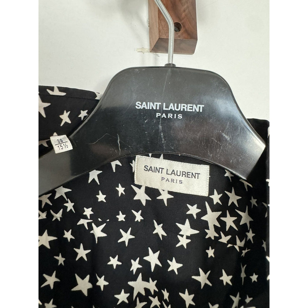 Saint Laurent FW16 Viscose Dylan Stars Shirt 39