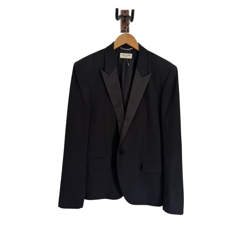 Saint Laurent Peaked lapel le smoking blazer 54