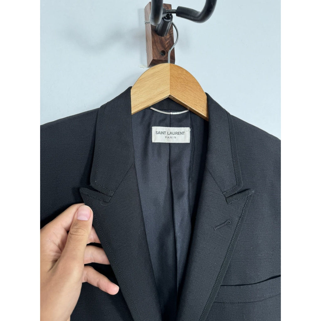Saint Laurent SS13 Peaked Lapel Smoking blazer 50