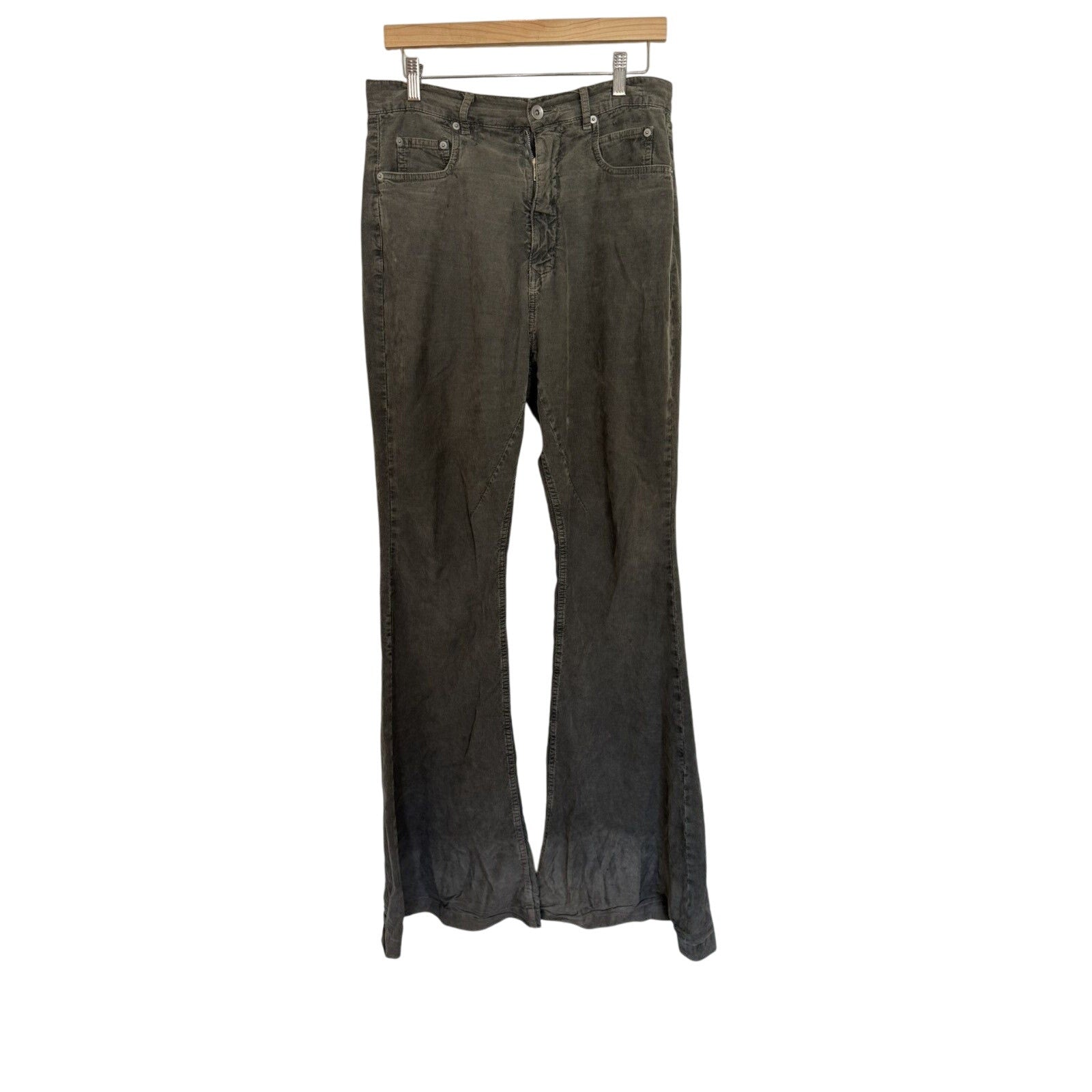 Rick Owens Hustler Bolan Bootcut Corduroy’s 29