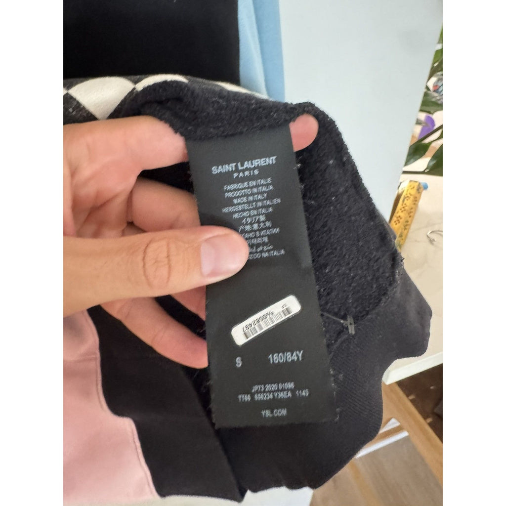 Saint Laurent Memphis Molino Hoodie oversized Small