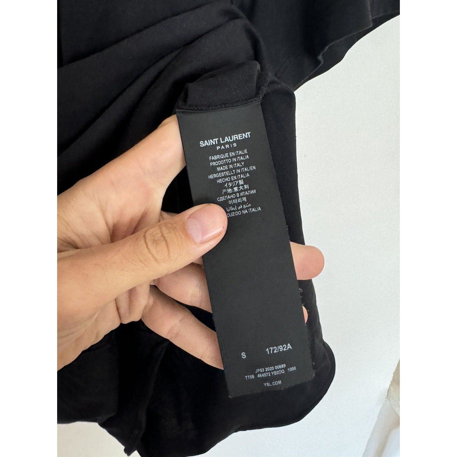 Saint Laurent Rive Gauche Logo T Small