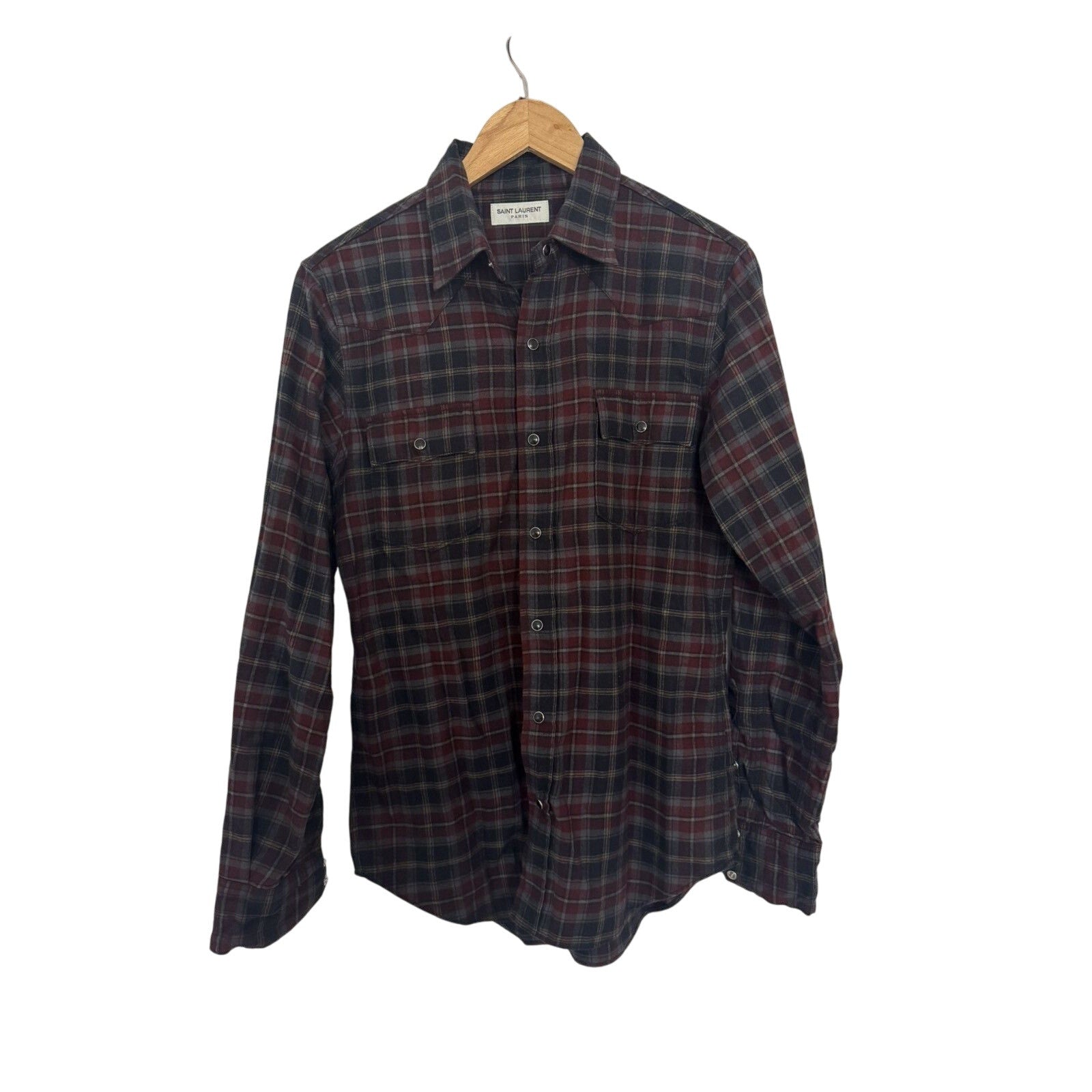 Saint Laurent Hedi fW16 Western Flannel Small